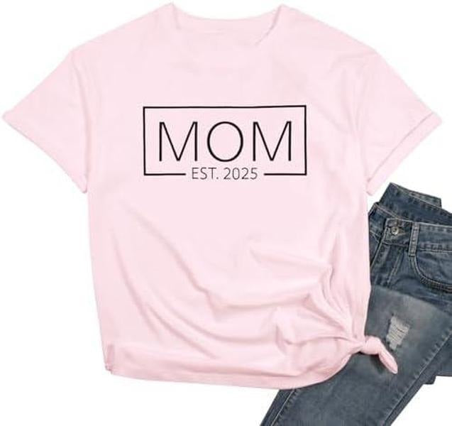 Mom Shirt: Mom Matching Shirts Pregnancy Announcement T-Shirt Pregnancy Reveal Gifts Shirt Hoodie, Sweatshirt
