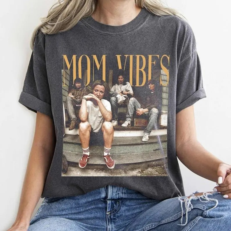 Mom Thug Life Shirt Vtg 90s Mom Shirt Cool Mom Empower Short Sleeve Shirt Top Womenswear T-Shirts, Hoodie, Sweatshirt