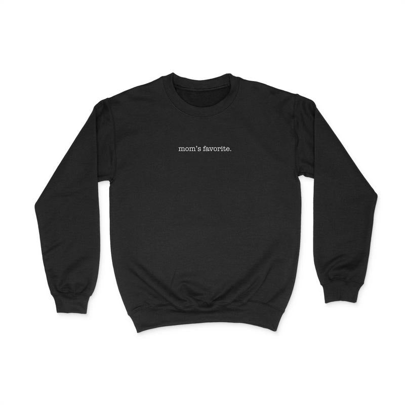 Mom'S Favorite Embroidered Funny Brother Sister Long Sleeve Sarcastic Minimalist Shirt T-Shirts, Hoodie, Sweatshirt