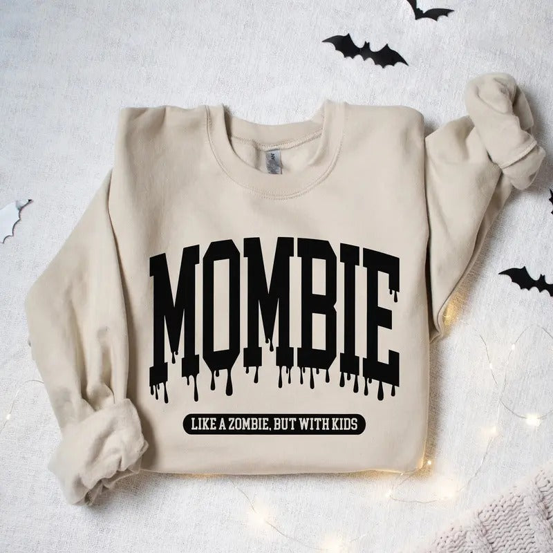 Mombie Sweatshirt, Mom Halloween Shirt, Halloween Fall Sweater, Mama Halloween Shirt, Mom Halloween Shirt, Halloween Mom...