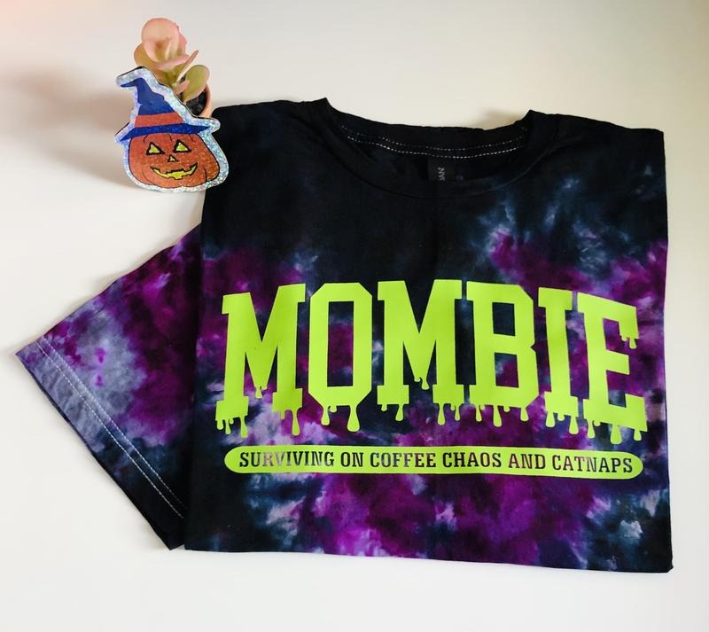 Mombie Tie Dye () SMALL 5X Cotton Casual Comfort Casual Comfort Fit Streetwear Top Womenswear T-Shirts, Hoodie, Sweatshirt