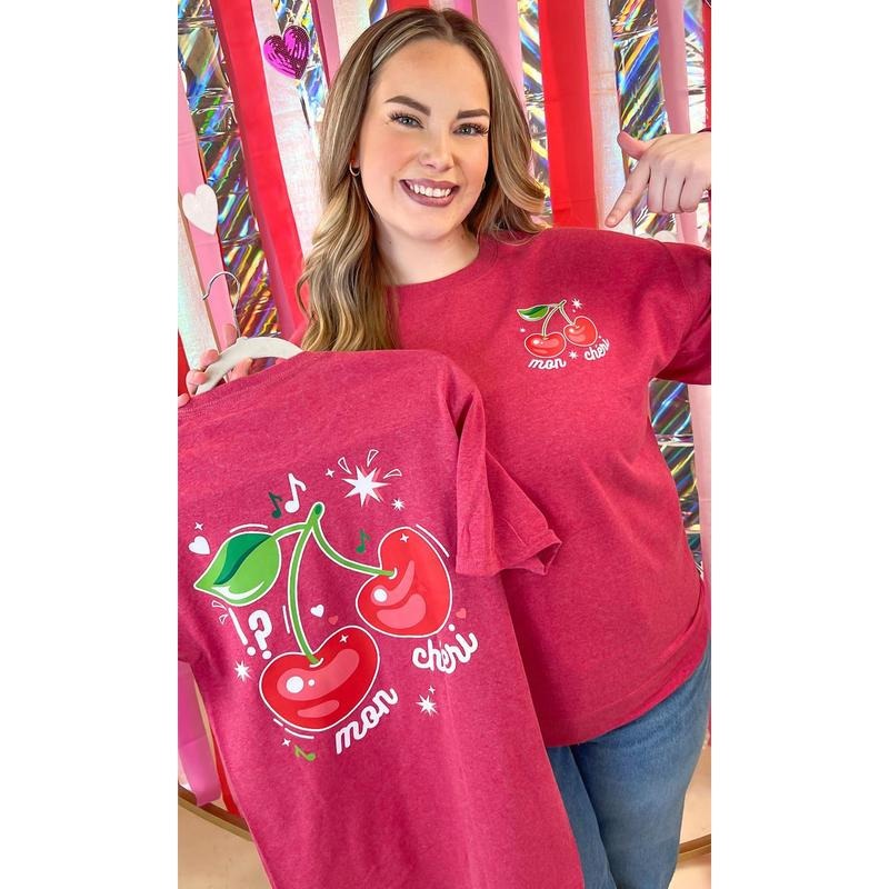 Mon Cheri Graphic T-Shirt Hoodie Sweatshirt | PrintMintTees.com