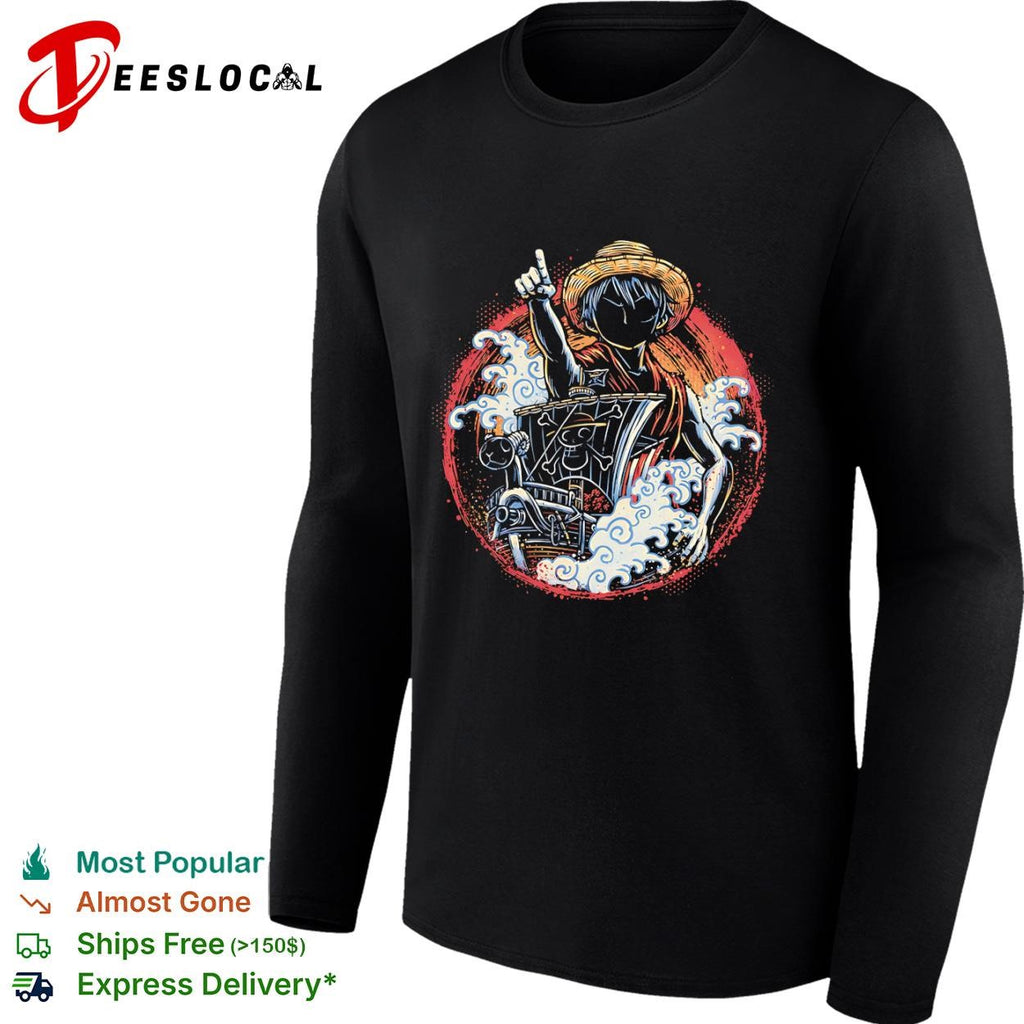 Monkey D Luffy and the Going Merry Sail Towards Adventure shirt
