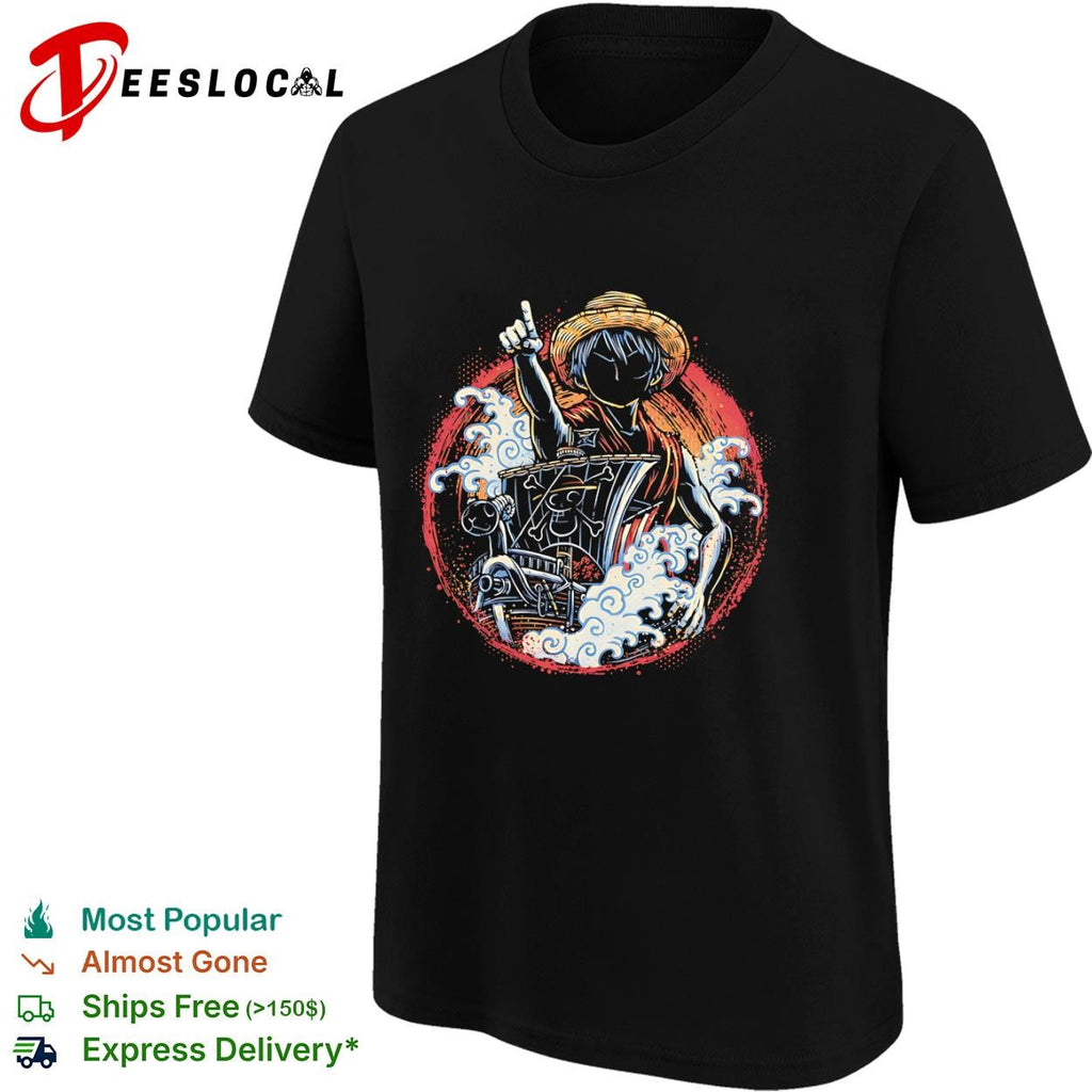 Monkey D Luffy and the Going Merry Sail Towards Adventure shirt