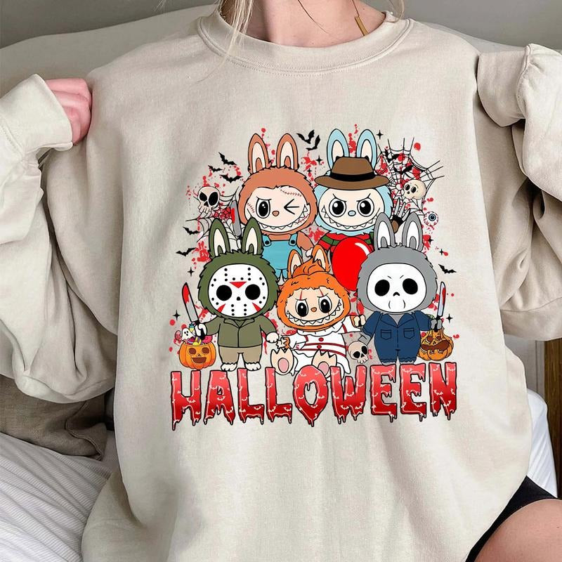 Monster Doll Horror Friends Shirts, Horror Characters Shirt, Trending Shirts Hoodie Sweatshirt | PrintMintTees.com