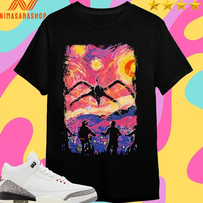Monster In Starry Night Shirts