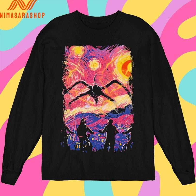 Monster In Starry Night Shirts