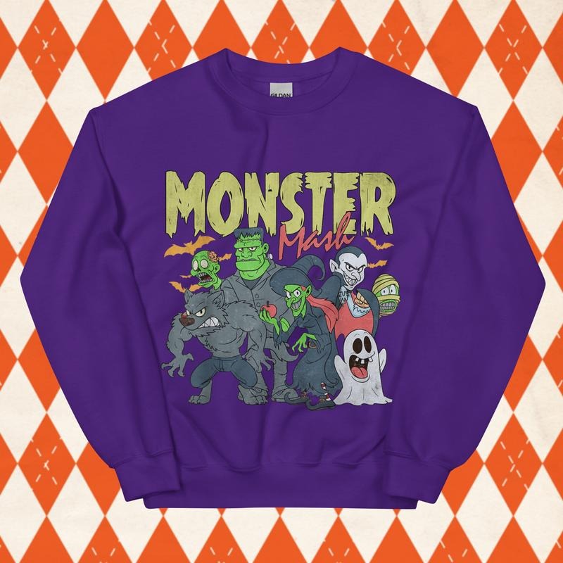 Monster Mash Halloween Sweatshirt