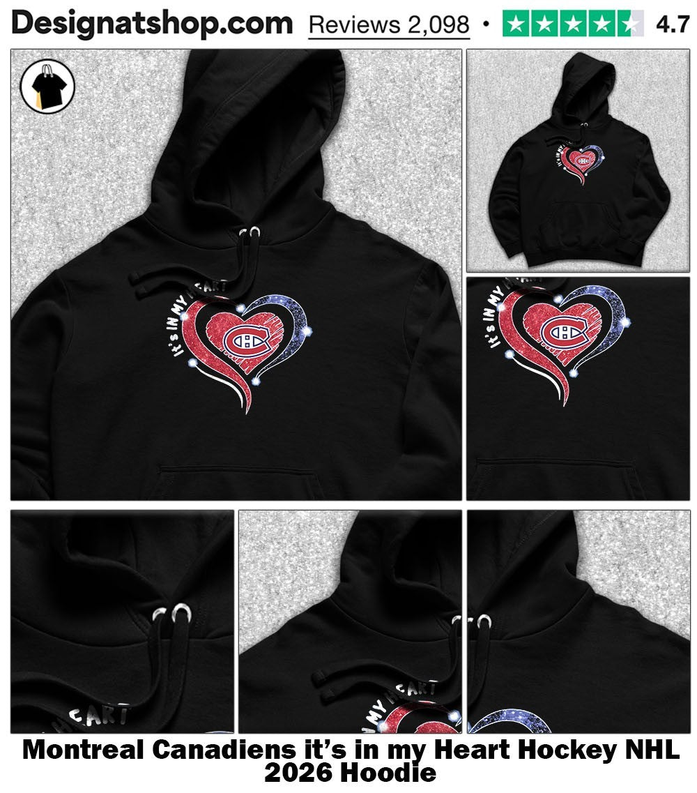 Montreal Canadiens it’s in my Heart Hockey NHL 2026 shirt