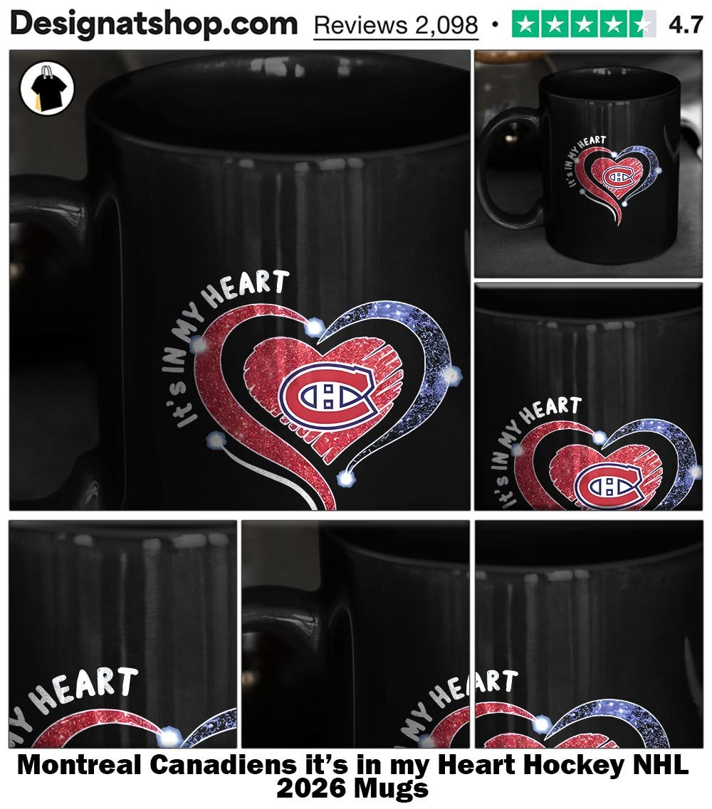 Montreal Canadiens it’s in my Heart Hockey NHL 2026 shirt