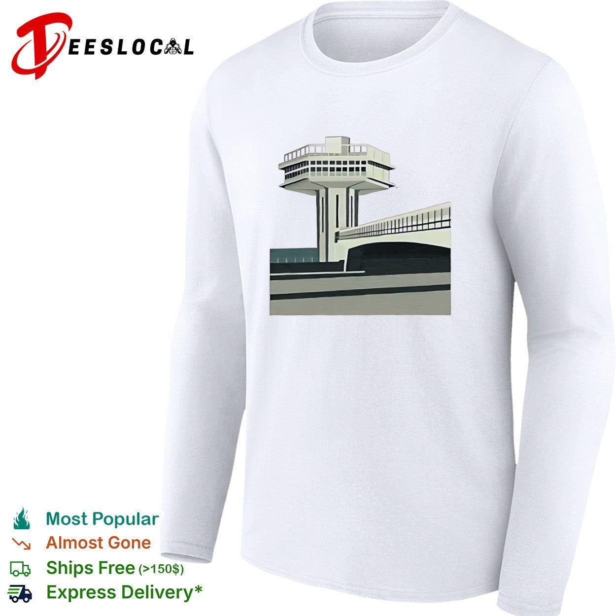 Monument of Kiev soviet modernism architectural landmark travel shirt