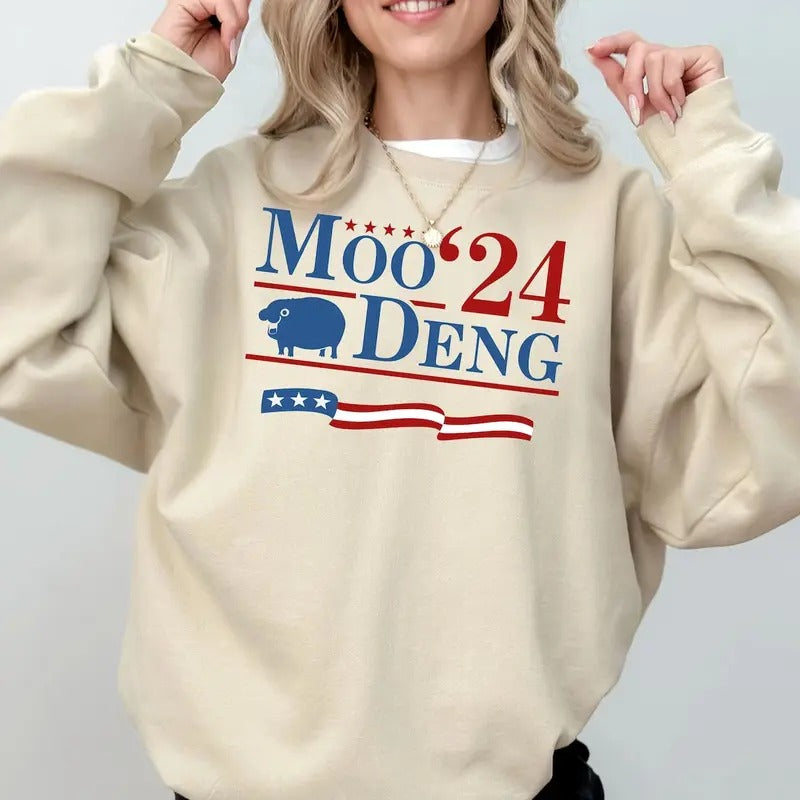 Moo Deng Shirt, Moo Deng 24 Shirt, Moo Deng Sweatshirt, Funny Moo Deng Shirt, Hippo Shirt, Animal Lovers Shirt, Trending...