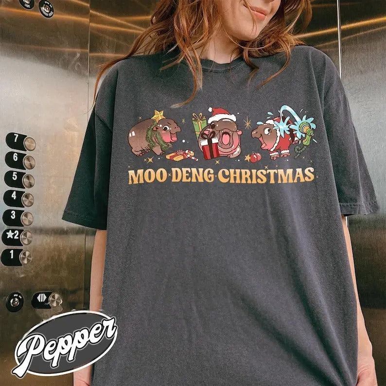 Moo Deng Shirt Baby Hippo Shirt Shirt Baby Hippo Moo Deng Moo Deng Lover Shirt Funny Baby Hippo Lover T-Shirts, Hoodie, Sweatshirt