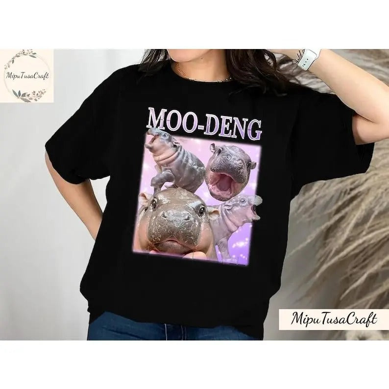 Moo Deng Moo Deng Moo Deng Baby Hippo Zoo Baby Hippo Baby Pygmy Hippo Moo Deng Shirt T-Shirts, Hoodie, Sweatshirt