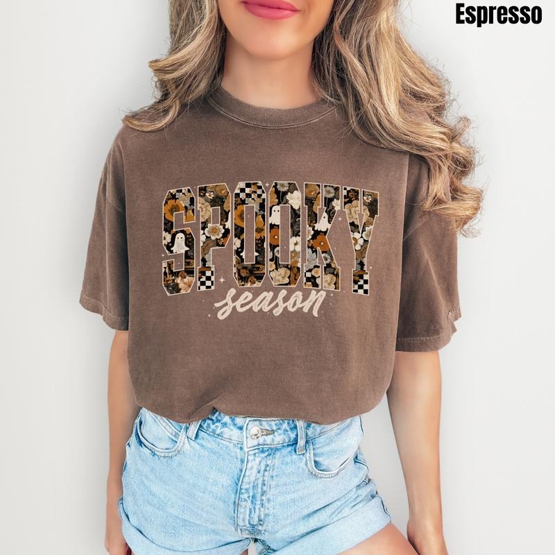 Moody Spooky Season Comfort Colors T-Shirt 'NLB' Hoodie, Sweatshirt | PrintMintTees.com