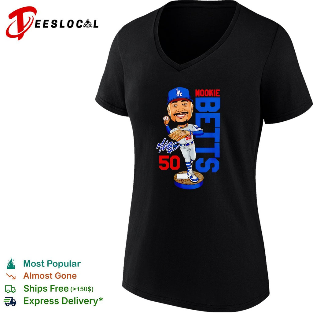 Mookie Betts Los Angeles Dodgers MLB Bobblehead Signature shirt
