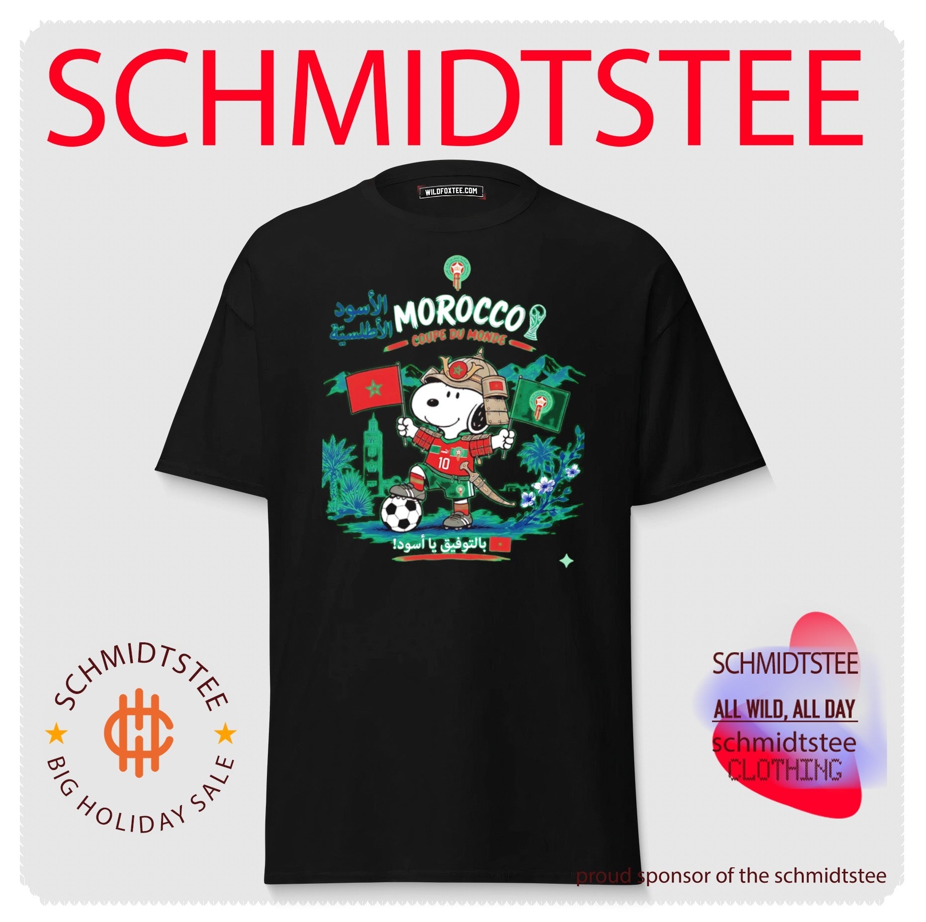 Morocco World Cup Snoopy shirt