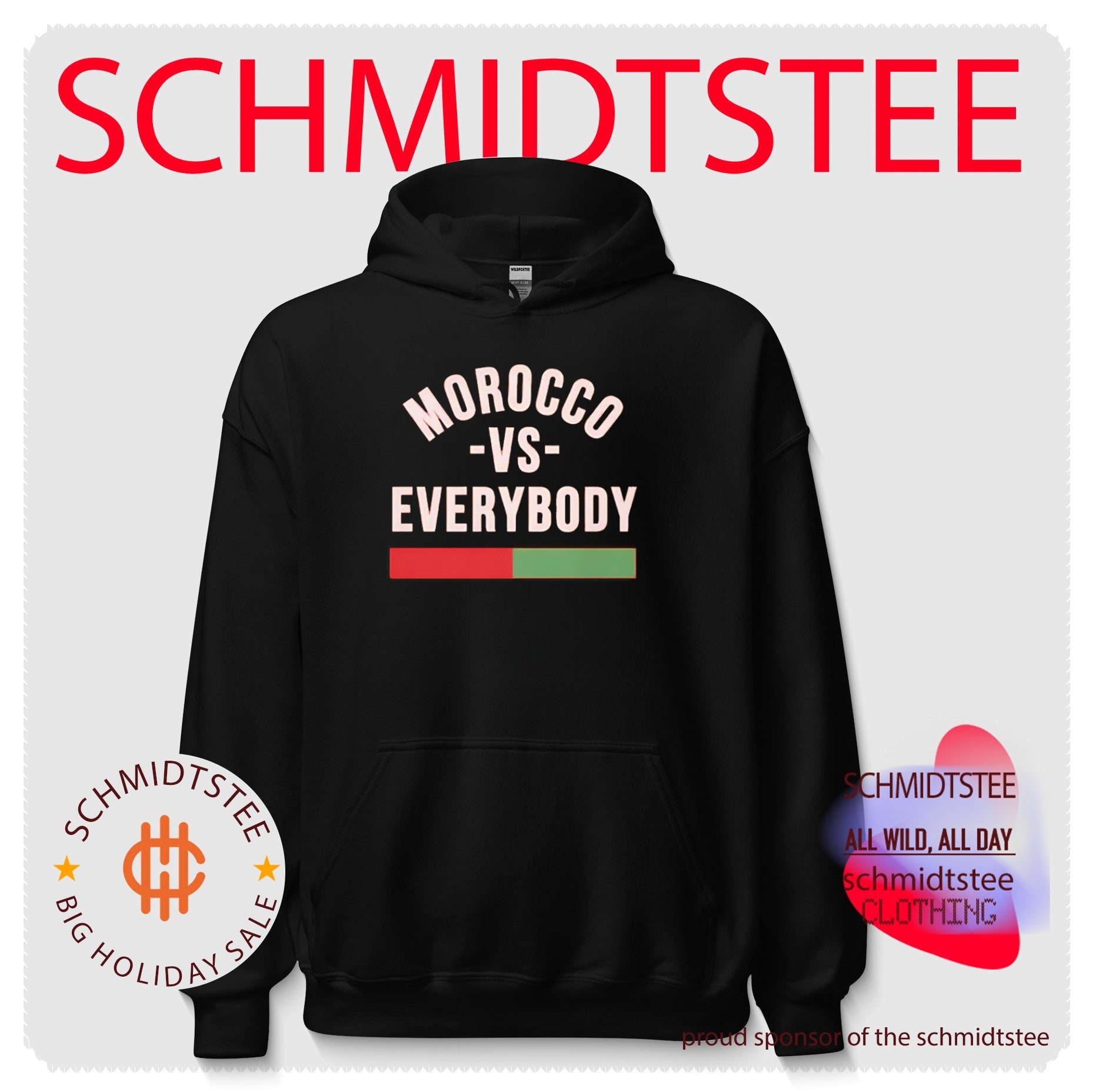 Morocco vs Everybody Moroccan Pride Soccer shirt