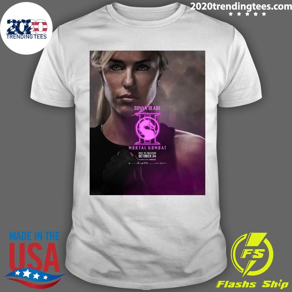 Mortal Kombat II Movie Exclusive Sonya Blade Character 2026 Shirt