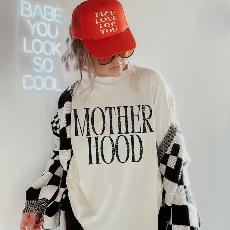 Mother Hood Mama Shirt Mom Life Mom Motherhood Cool Mom Club Top Womenswear T-Shirts, Hoodie, Sweatshirt