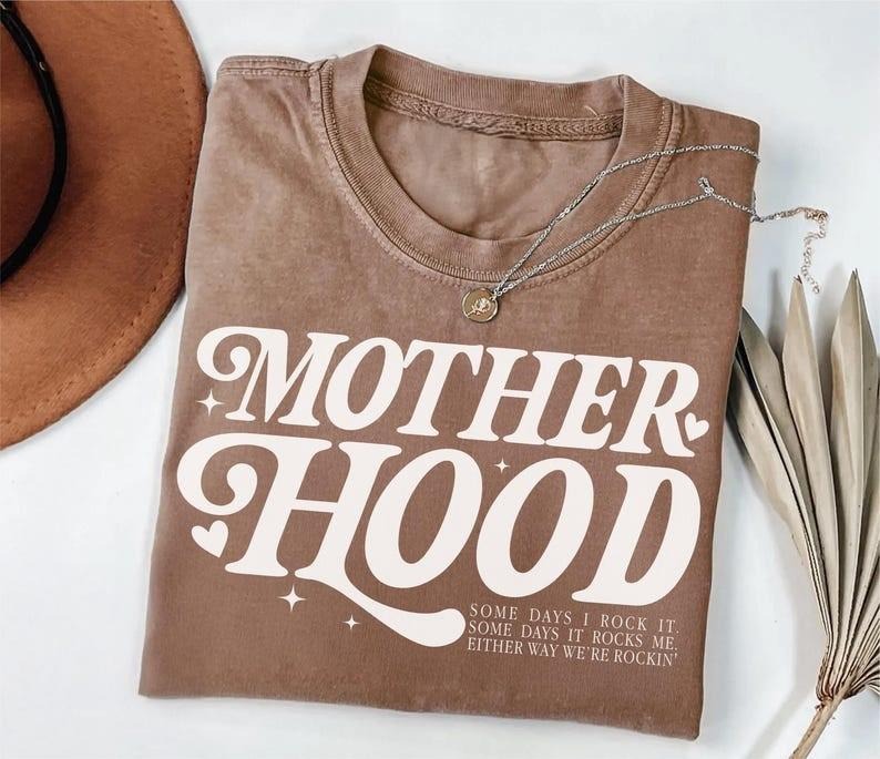 Mother Hood Tshirt, Trendy Mama Tee, Mom Life, Graphic Mom Shirt, Motherhood, Cool Mom Club Shirt Hoodie Sweatshirt