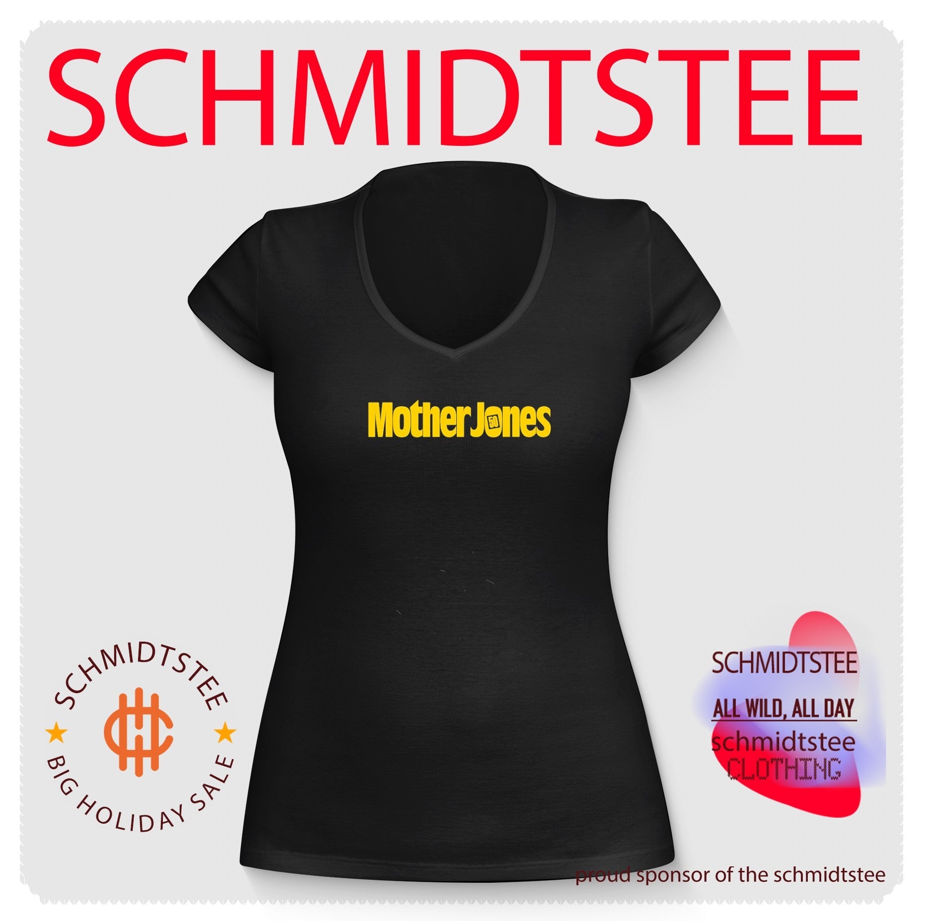Mother Jones 50th Anniversary Logo shirt