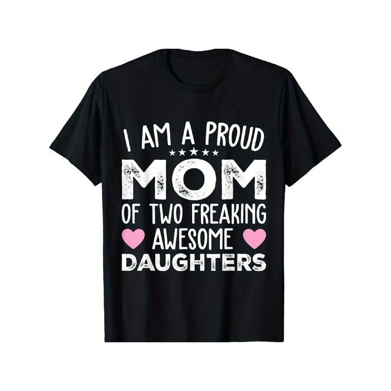 Mother of Two 2 Girls Mother of 2 Boys Mother'S Day T-Shirt Hoodie Sweatshirt | PrintMintTees.com
