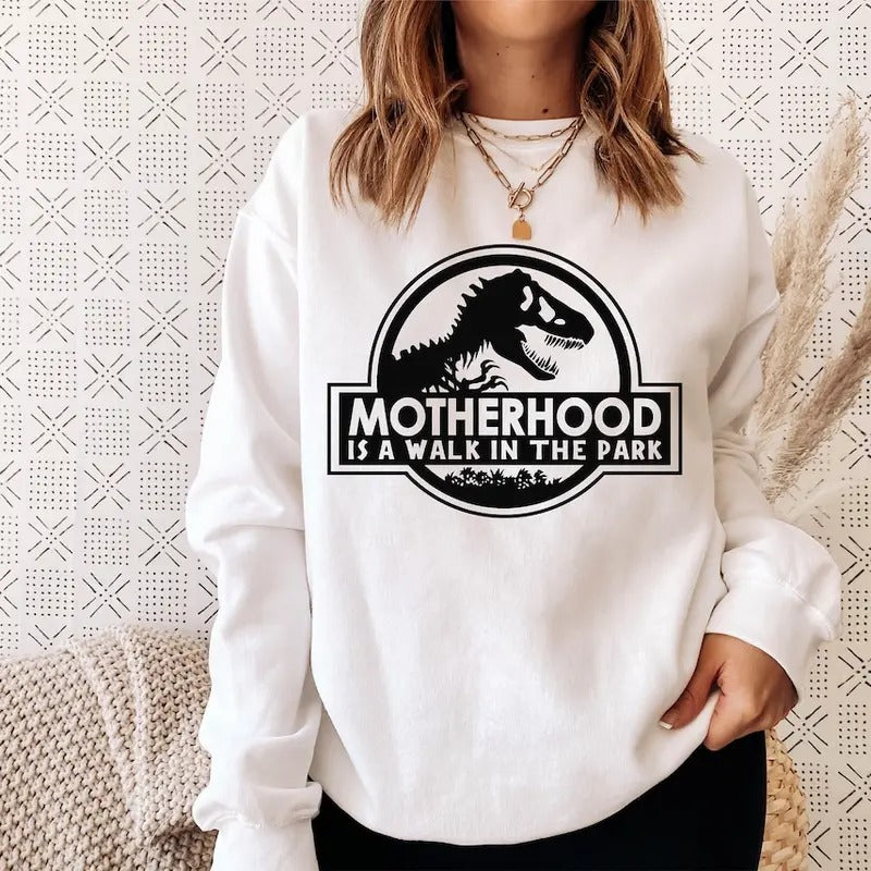 Motherhood Sweatshirt, Mamasaurus Hoodie, Mom Life Hoodie, Mom Hoodie Shirt | PrintMintTees.com