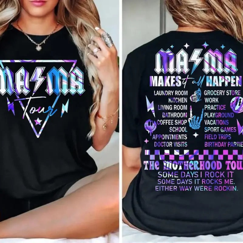Motherhood shirt,  Mama Funny Tour shirt, Mother's Day gift Hoodie Sweatshirt | PrintMintTees.com