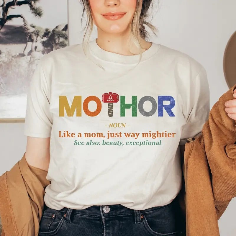 Mothor Shirt, Like a Mom Just Way Mightier Shirt, Mother's Day Shirt, Mom Life Shirt, Gift For Mother's Day, Best Mama...