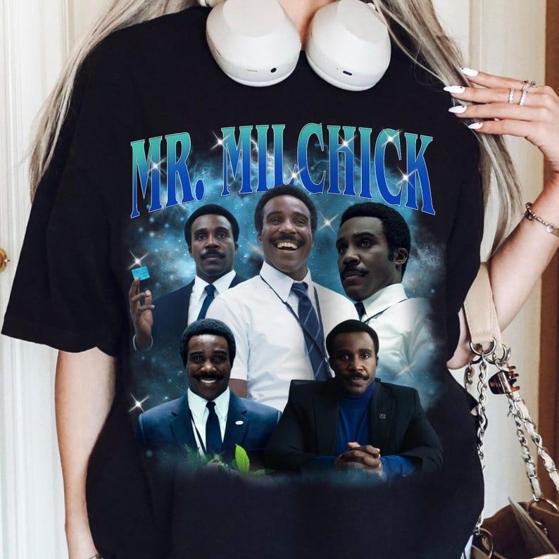 Mr. Milchick Severance Rap Tee, Retro TV Show Fan Shirt, Funny Severance Design Hoodie Sweatshirt | PrintMintTees.com