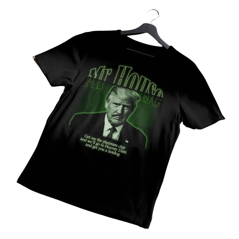 Mr House Donald Trump Shirt  Graphic Tee, Fashion Cotton, Full Colors, Full Sizes, For Men, For Women Hoodie, Sweatshirt