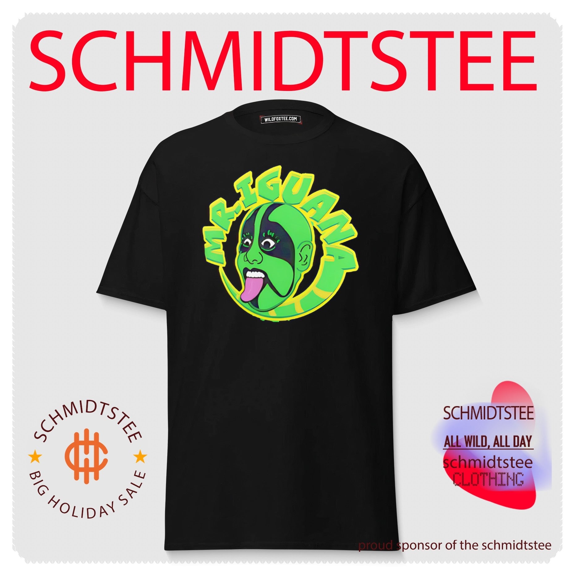 Mr Iguana WWE Logo shirt