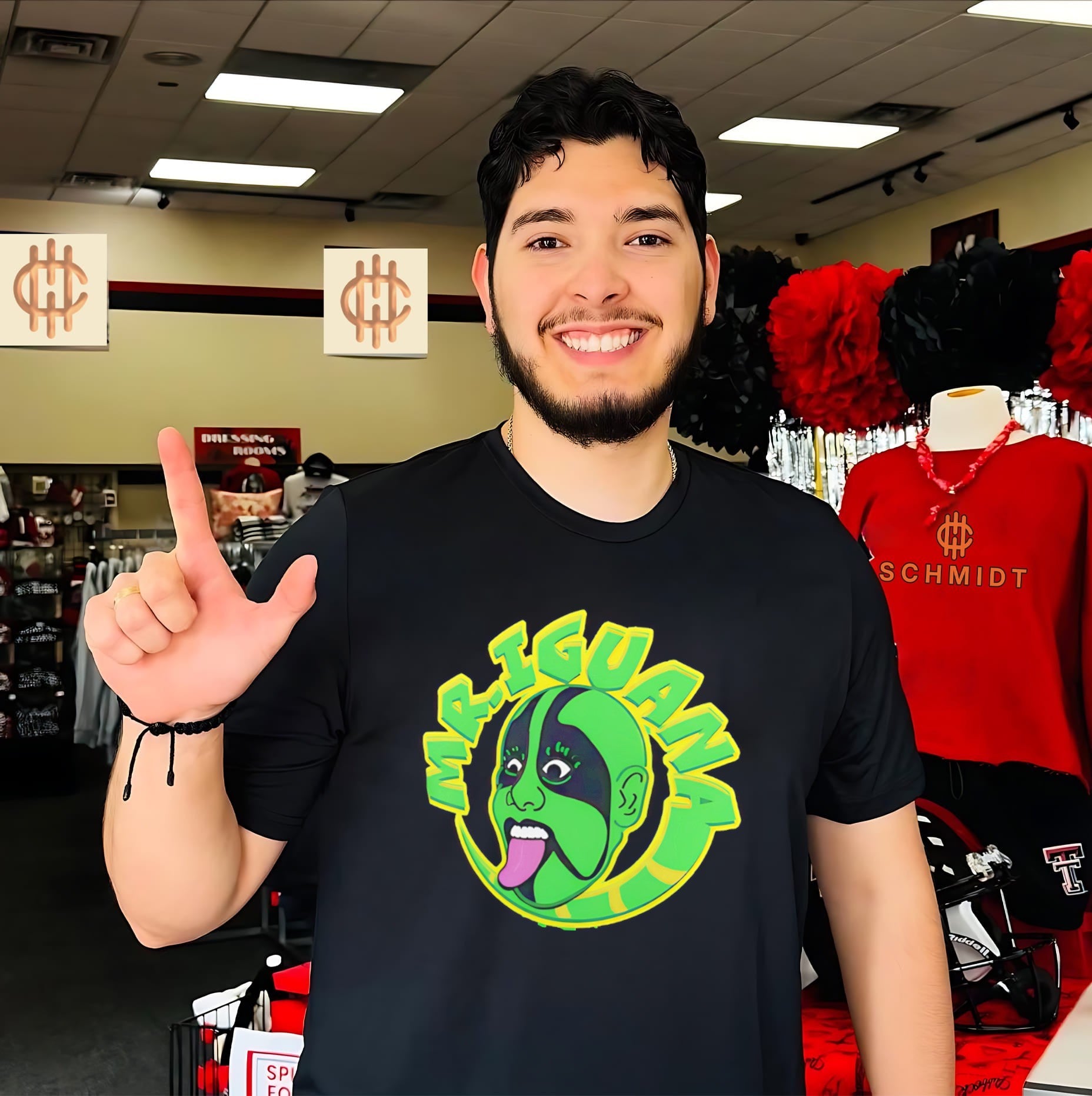Mr Iguana WWE Logo shirt