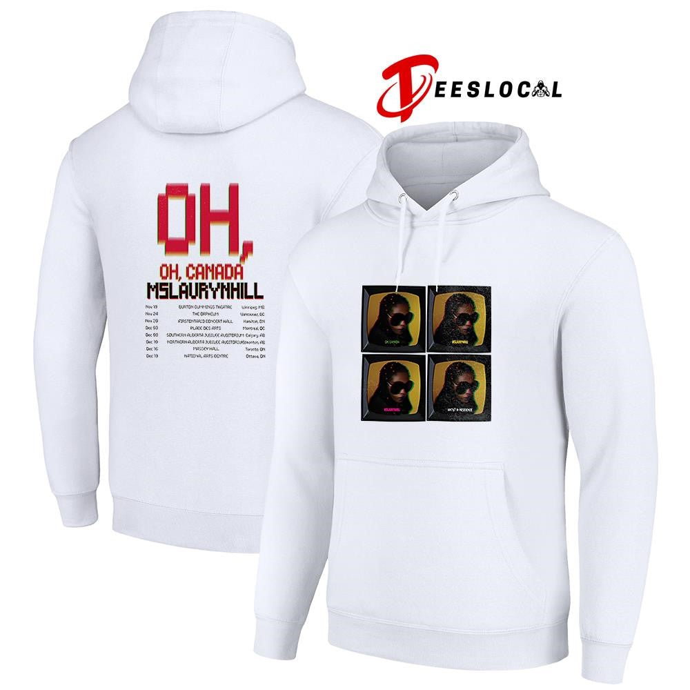 Ms Lauryn Hill Oh Canada tv vintage dates graphic shirt