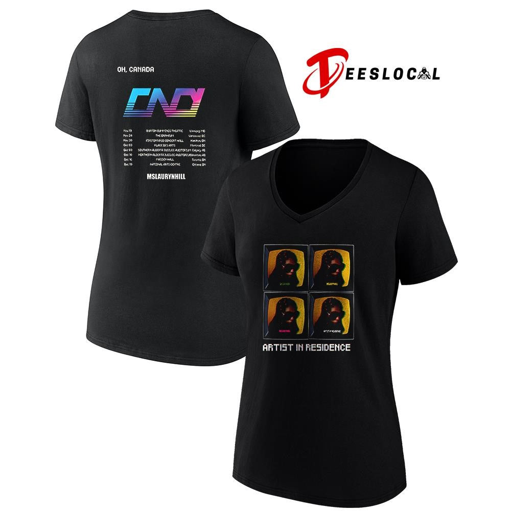 Ms Lauryn Hill artist in residence Oh Canada tv vintage dates schedule shirt