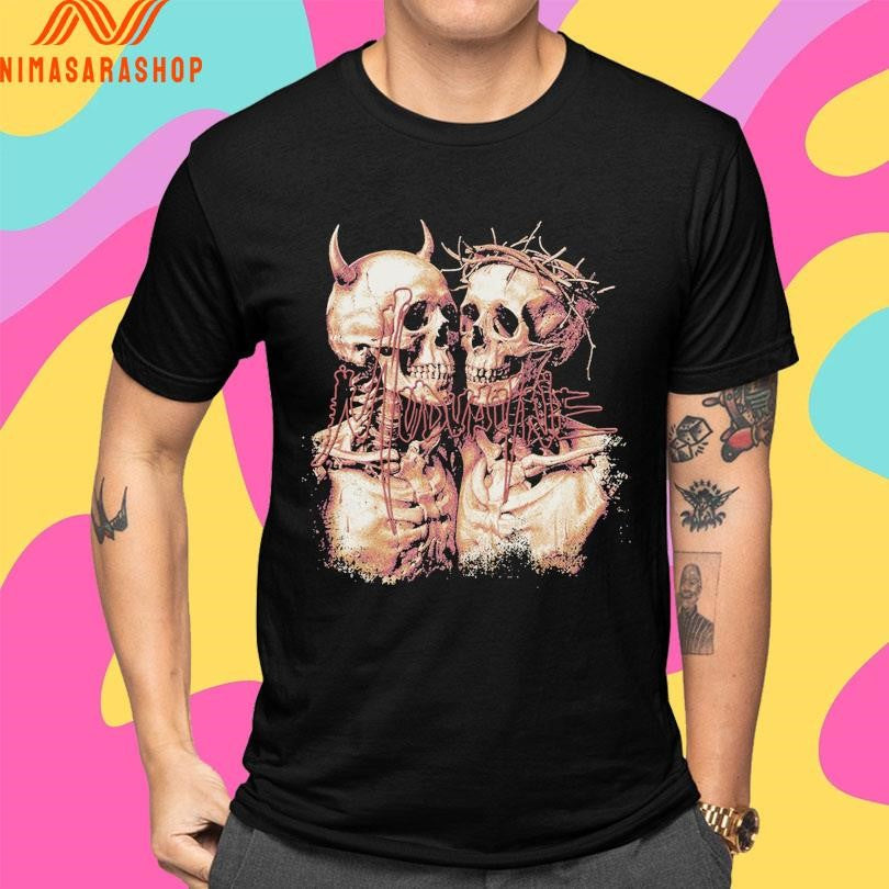 Mudvayne Zip Up Skeletons Shirts