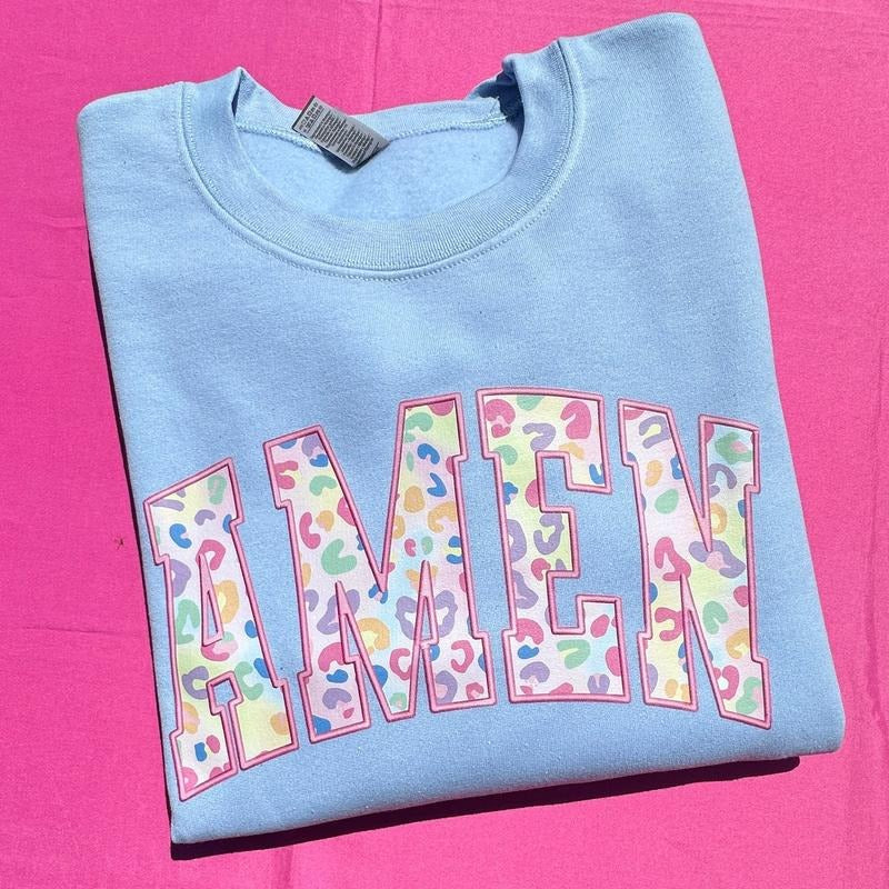 Multicolor Cheetah AMEN 'NLB' Shirt Hoodie Sweatshirt