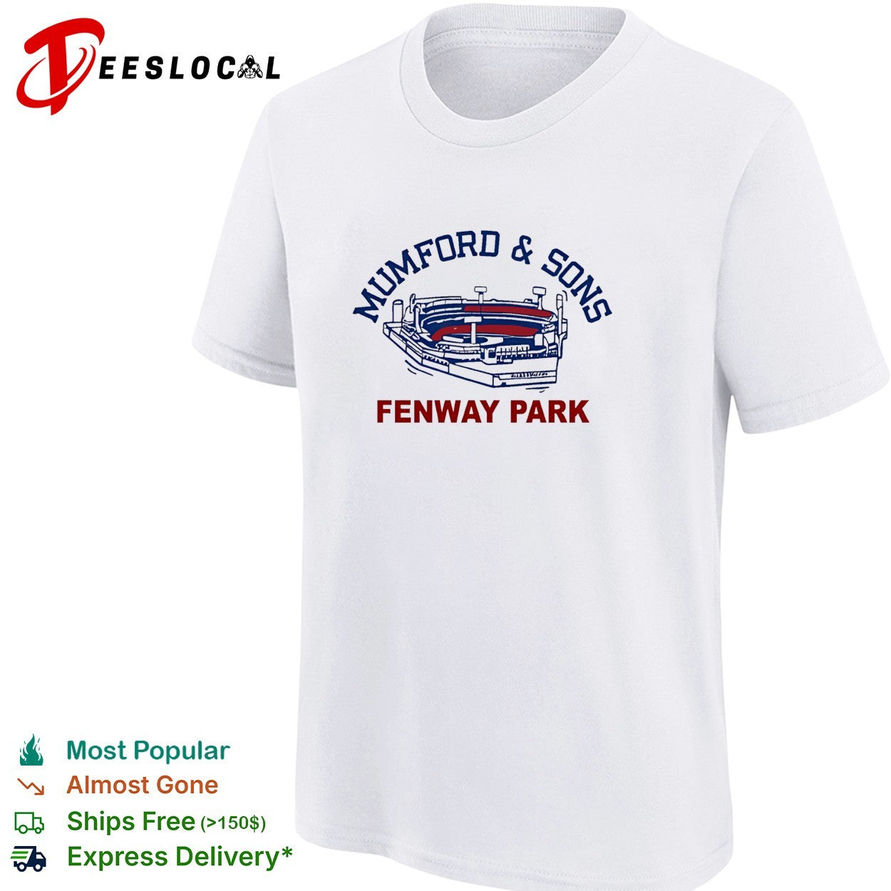 Mumford and Sons Boston MA On June 22 2026 shirt