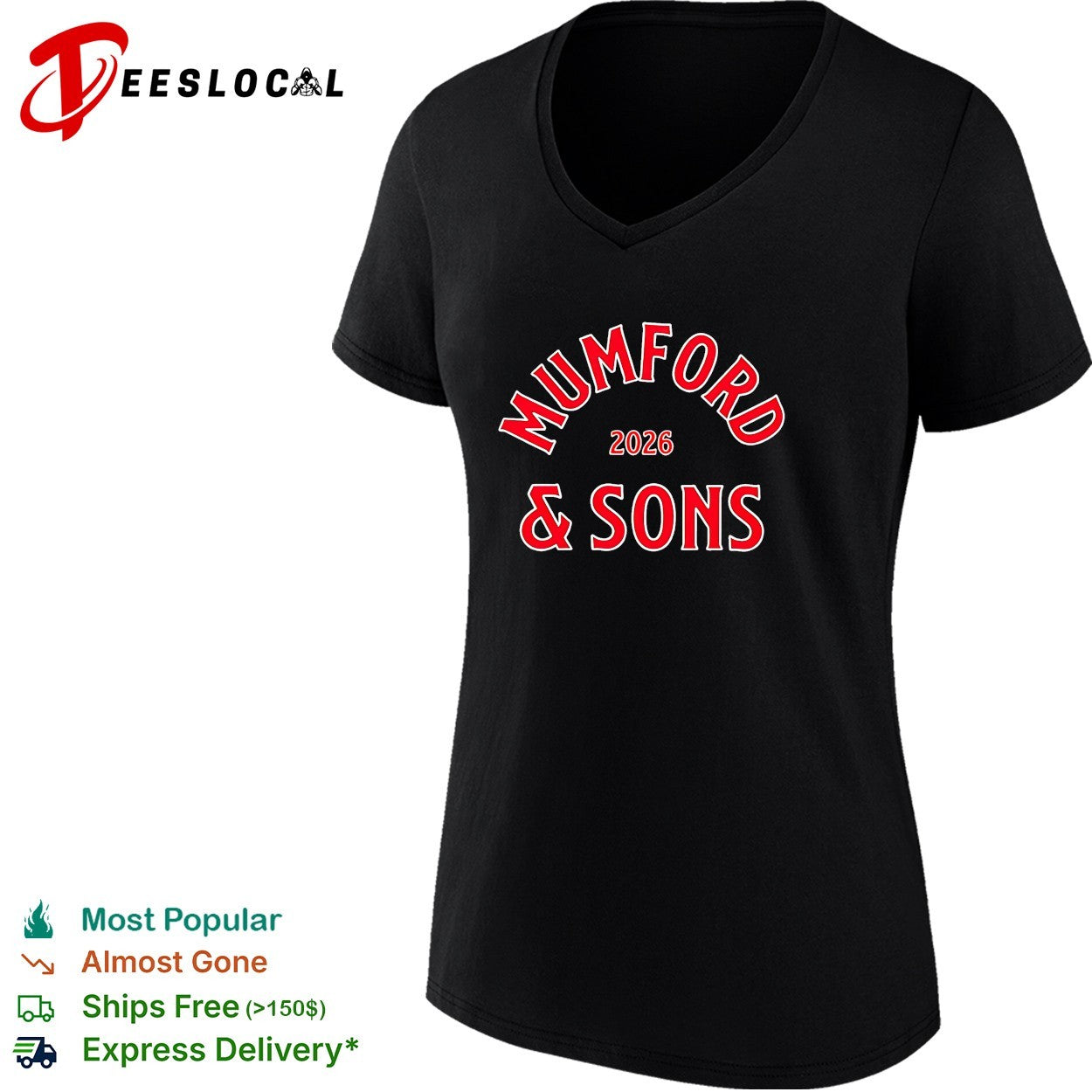 Mumford and Sons Boston MA Tour On June 22 2026 shirt