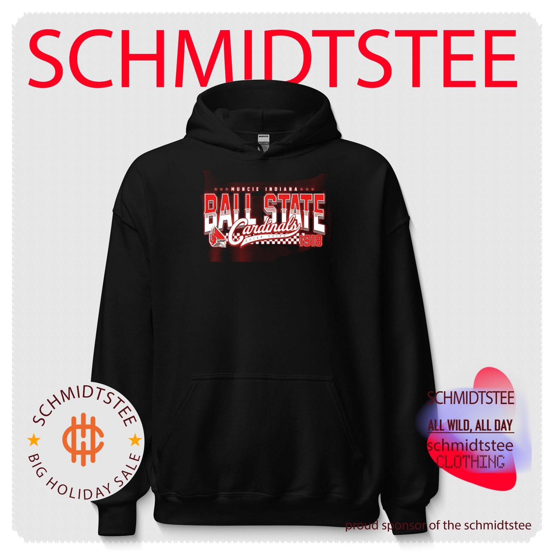 Muncie Indiana Ball State Cardinals 1918 shirt