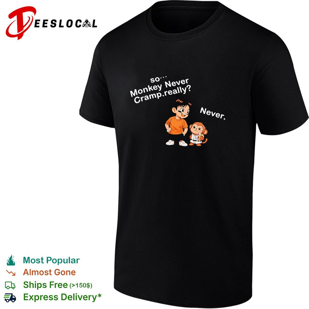 Munenori Kawasaki so monkey never cramps really never shirt