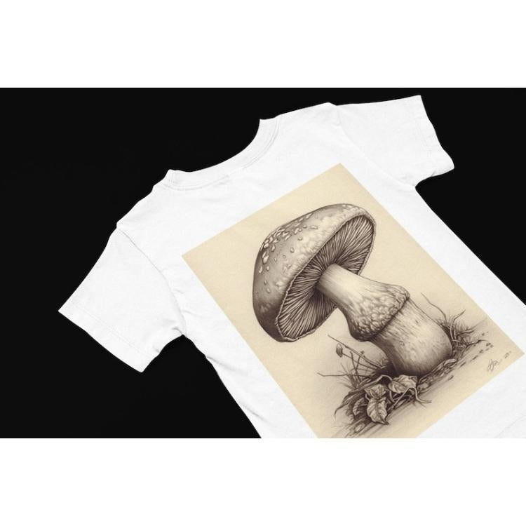 Mushroom T-Shirt, Vintage Style Fungi Graphic tee, Mushroom Tee, Shirt, Quirky Mushroom Tee, Botanical tee, Mushroom...