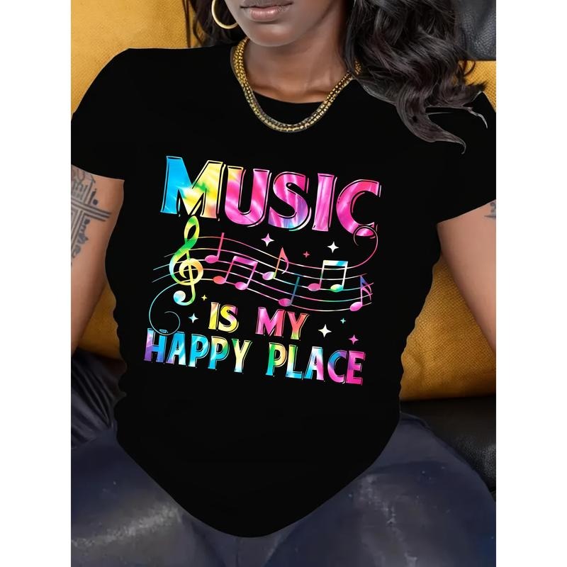 Music Is My Happy Place T-Shirt