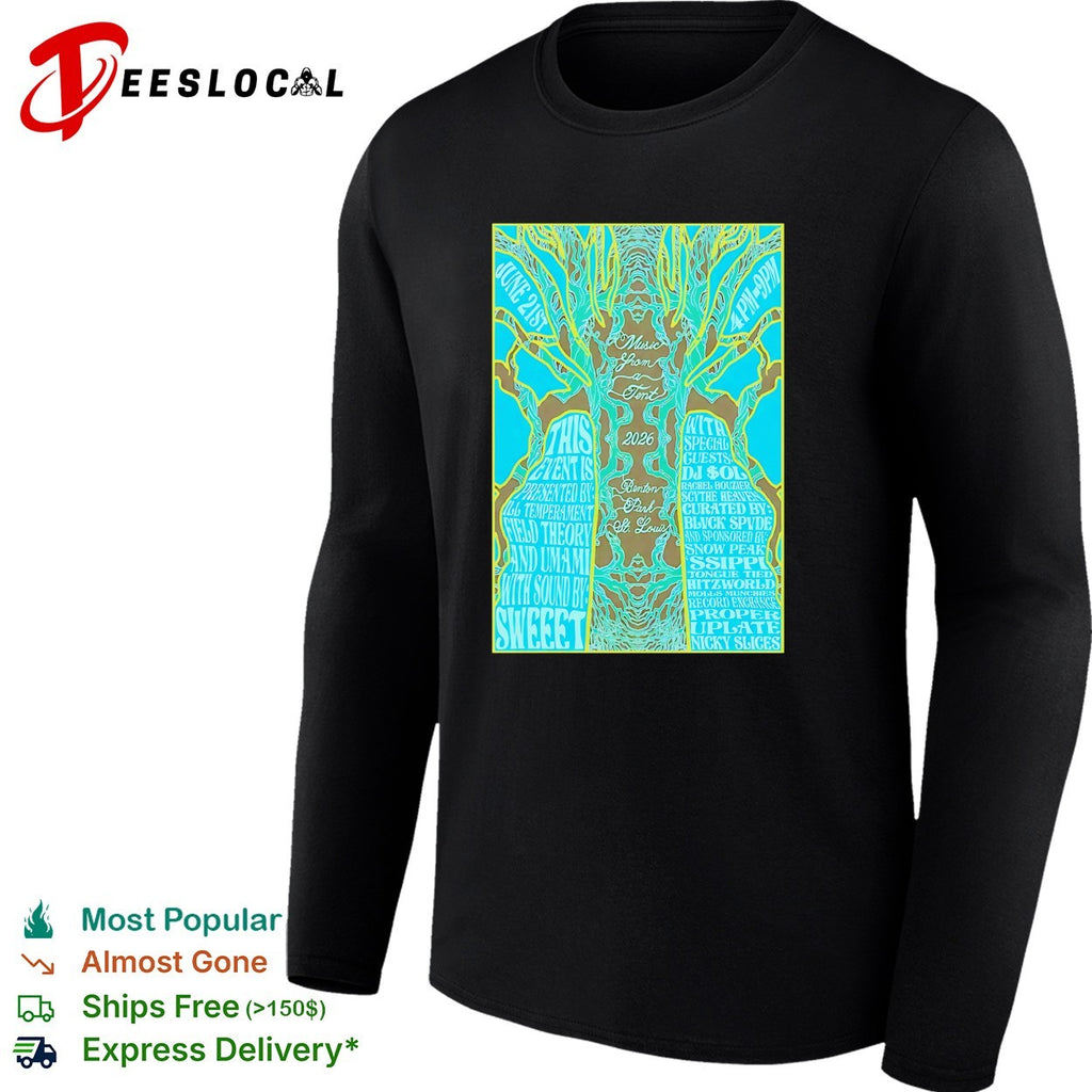 Music from a tent 2026 Benton Park St Louis poster shirt