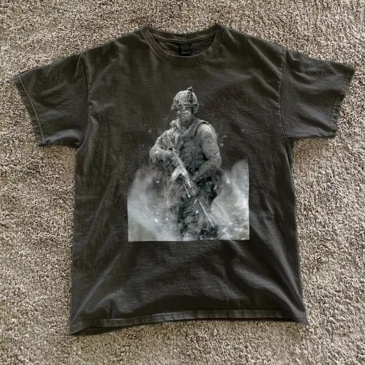 Mw2 2009 Ad Campaign Tshirt, Black Tee Retro Vintage Tee, Y2k Shirt, Unisex T-Shirt, Gift For Men Women Hoodie Sweatshirt
