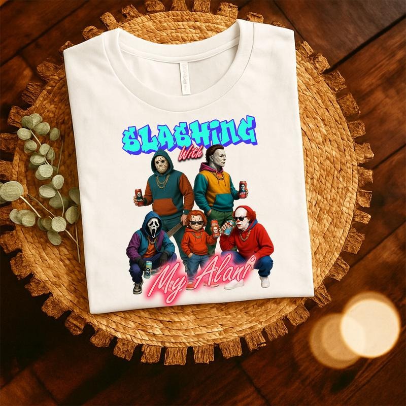 My Alani Slashin Horror Halloween Shirt, My Alani Horror Slashers Movie Tee, Halloween Energy Drink Tee Shirt, Trending...