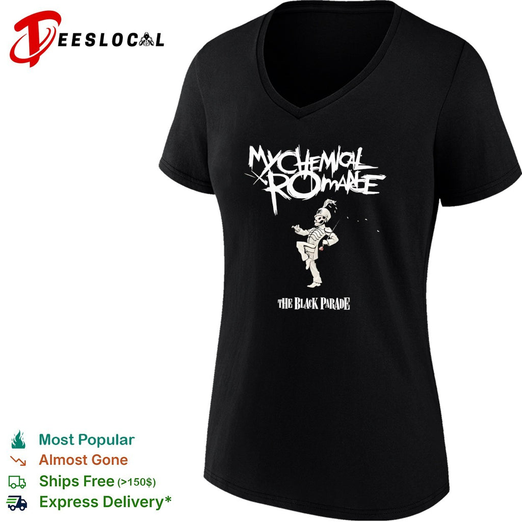 My Chemical Romance The Black Parade Skeleton Marching shirt
