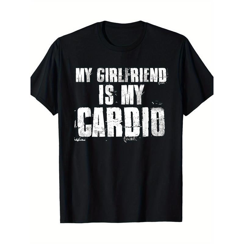 My Girlfriend Is My Cardio Funny Boyfriend Relationship T-Shirt 100%cotton Made in USA Hoodie Sweatshirt | PrintMintTees.com