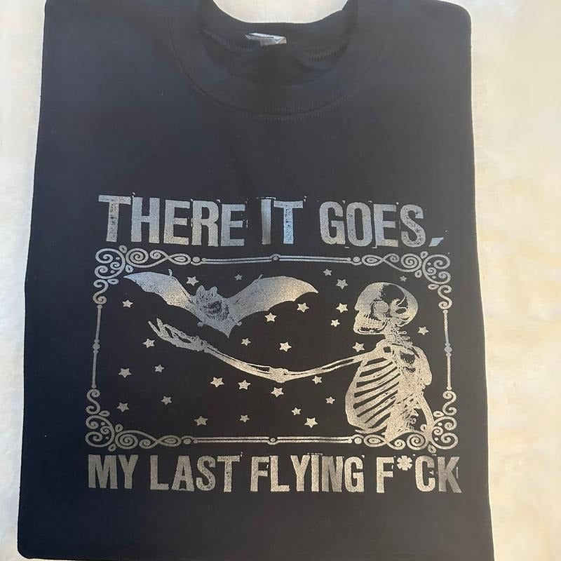 My Last flying F Crewneck Sweatshirt T-Shirts, Hoodie | PrintMintTees.com